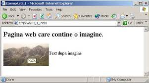 Con l'html, quindi, si supera il testo ed i documenti si arricchiscono di altri elementi come immagini ed elementi multimediali. Imagini Si Legaturi Linkuri In Html Tutorial Pentru Proiectul De Atestat Informatica