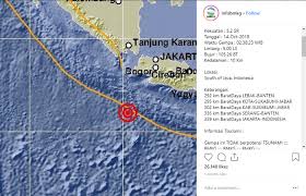 Wajahnya hanya terlihat seperti gumpalan dan tak bisa melihat. Gempa Hari Ini Terjadi Gempa 5 2 Sr Di Lebak Banten Dan Tidak Berpotensi Tsunami