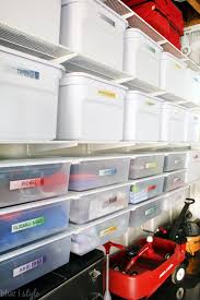 Hand tools and other small accessories can be neatly organized in utility carts or on pegboards. How To Install A Wall Of Garage Shelving And Drawers Blue I Style