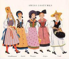 swiss costumes swiss clothing folk outfit traditional outfits