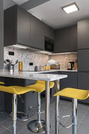 The floors in the kitchen must be made of materials that are easy to clean and maintain. 44 Gray Kitchen Cabinets Dark Or Heavy Dark Light Modern