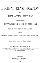 dewey decimal classification wikipedia