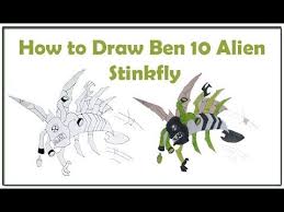 How To Draw Ben 10 Alien Stinkfly Easy Drawing In 2020 Easy Drawings Drawings Draw