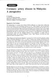 Plaque is made of fat, cholesterol and other materials. Pdf Coronary Artery Disease In Malaysia A Perspective