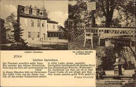Seltsam, wenn die welt sich verwandelt. Ansichtskarte Postkarte Jena In Thuringen Schillers Gartenhaus Steintisch Im Schillergarten Gedicht Franz Strelzik Manuskript Nbsp Nbsp Papierantiquitat Akpool Gmbh