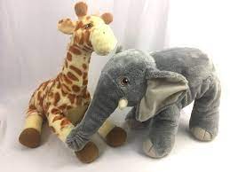 Kohls Cares Nancy Tillman Plush Lot Elephant Giraffe Stuffed Animals Ebay Giraffe Stuffed Animal Animals Nancy Tillman