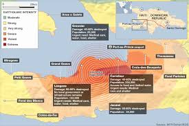 Bbc News Haiti Quake Mapping Damage Outside Capital