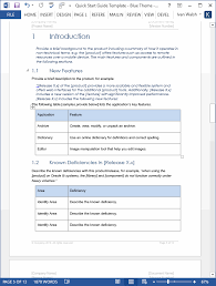 A user guide is an online or printed book that describes how to use a software application. Quick Start Guide Template Templates Forms Checklists For Ms Office And Apple Iwork