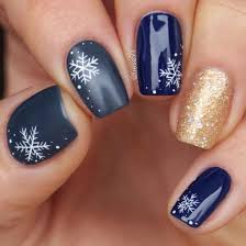 easy christmas nails 14 sensational snowflake nail designs to try sonailicious nail colors winter winter nails gel snowflake nail design