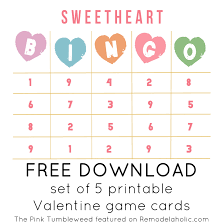 Use out free printable planner pages to organize yourself and keep on top of your appointments and goals. Remodelaholic Easy Valentine Printable Bingo Cards Tags And Decor