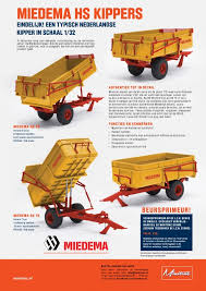 Miedema kipper used dumptrailer geremd met opzetborden verlichting 12v hydr steunpoot. Minitrac Infothread Neuheiten Datensammlung News Database Modellbauforum Fur Landtechnik Traktoren