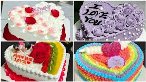 10 year anniversary cake designs. 10 Heart Shape Wedding Anniversary Cake Decoration Ideas At Home Anniversary Fruit Cake Decoration Youtube