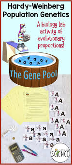 In This Lab Simulation Students Will Learn How The Hardy Weinberg Principle Is Used To Detect Chang Biology Teacher Biology Teacher Classroom Teaching Biology