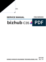 Reference manual, service manual, user manual, facsimile manual, safety information manual, quick manual, specification & installation manual. Konica Minolta Bizhub C35 C35p Service Manual Download Booting Image Scanner