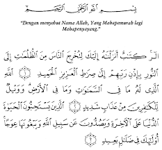 Surat Ibrahim Tulisan Membaca Surat