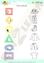 Coloring worksheet esl beginners clothes. Spanish Clothes Worksheet Young Learners De Esta Forma Nos Vestimos Fun2learn