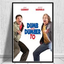 Dumb & dumber movie clips: Canvas Oil Painting Dumb And Dumber Bathroom Jim Carrey Movie Funny Toilet Poster Prints Art Wall Picture Living Room Home Decor Painting Calligraphy Aliexpress