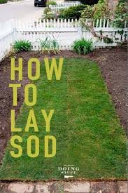 Maybe you would like to learn more about one of these? How To Lay Sod At Home Laying Sod 101