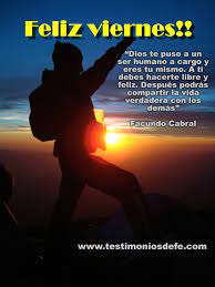 Maybe you would like to learn more about one of these? Feliz Y Bendecido Viernes Testimonios De Fe