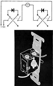 Is there a 3 way switch diagram with three lights in the circuit? Two Wire Three Way Switching Circuit July 1966 Popular Electronics Rf Cafe