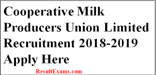 Cooperative Milk Producers Union Limited Recruitment 2018 2019 Sanchi Dairy Job Bhopal Sanchi Dairy Bhopal Madhya Pradesh How To Apply Recruitment Cooperation