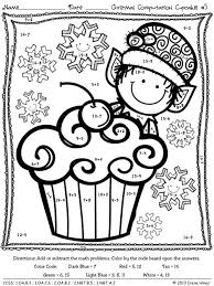 Plus, it's an easy way to celebrate each season or special holidays. Christmas Computation Cupcakes Math Color By The Code Puzzles For December Winter And Christmas To Pr Christmas Math Activities Christmas Math Math Coloring