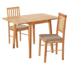 The solid acacia collection is hand finished to a muted honey color. Buy Argos Home Kendal Solid Wood Extending Table 2 Chairs Space Saving Dining Sets Argos