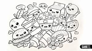 Cute Printable Coloring Pages Unique Cute Kawaii Food Coloring Pages Coloring Home In 2020 Cute Coloring Pages Cartoon Coloring Pages Food Coloring Pages
