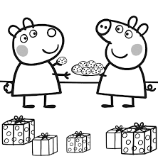 Peppa Pig Para Colorear Con Toda Su Familia