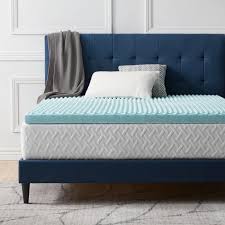 This memory foam is moisture absorption and perspiration, can radiate body heat in a timely manner, discharge. 3 Gel Memory Foam Mattress Topper Twin Full Queen California King Egg Crate Bed Home Garden Uniforce Bedding