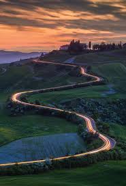 The Long And Winding Road Toscana Italia Italia Fotografia Naturaleza