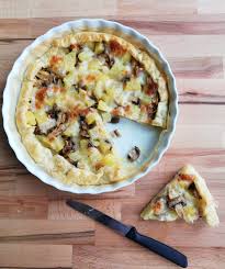 torta salata con funghi patate e scamorza foodblogfuorisede ricetta funghi patate torte