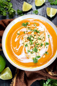 Thai coconut chicken soup from pam anderson's how to cook without a book serves 4. Thai Coconut Curry Butternut Squash Soup Host The Toast