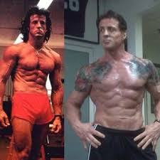 Reason 5 0001 Why I Lift Weights It Slows The Aging Process Sylvester Stallone To The Left Around Age 30 Sylvester Stallone Fitness Inspiration Sylvester