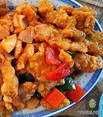 Add chicken, almonds, sweet sour mixture, cook, stirring until all ingredients are coated with sauce. Cantonese Sweet And Sour Chicken Keeprecipes Your Universal Recipe Box