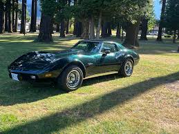 Image result for Dark Green 1976 Corvette