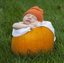 If you have a little one, consider finding a big pumpkin this week and taking a pumpkin baby photo. 22 Baby In Pumpkin Pictures Cute Photos Of Babies In Pumpkins