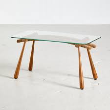 Extraordinary ebonized wood with glass top coffee table from 1940 attributed to ico parisi. Austrian Glass Top Coffee Table By Max Kment For Kunstgewerbliche Werkstatten 1950s For Sale At Pamono