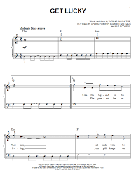 Daft Punk Get Lucky Feat Pharrell Williams Sheet Music Pdf Notes Chords Pop Score Guitar Tab Single Guitar Download Printable Sku 185689
