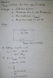 Ω = frekuensi anguler/sudut (rad/s) f = frekuensi linier (hertz = hz) dalam rangkaian induktor jika i menyatakan kuat arus yang mengalir pada induktor, x l menyatakan reaktansi induktif, v max menyatakan tegangan maksimum, dan v ef menyatakan tegangan efektif tegangan sumber arus ac berlaku hubungan : Soal Dan Pembahasan Arus Listrik Bolak Balik Ac Bagian 2 Fisika Mantab