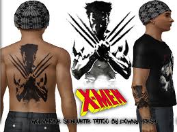 But i didn't came further then a chess man. Downy Fresh S Marvel S X Men Wolverine Silhouette Tattoo