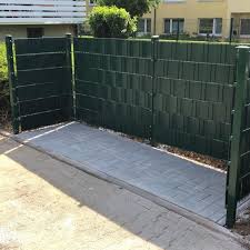 Sichtschutz Mulltonnen Doppelstabmattenzaun Garten Landschaftsbau Gartenhaus