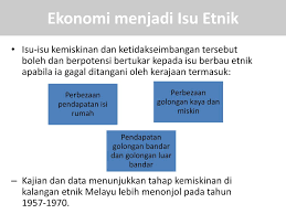 Isu kemiskinan dan ketaksamarataan ekonomi antara hubungan etnik (terutama antara kaum melayu dan cina) adalah berpunca dalam kalangan etnik itu sendiri. Jabatan Pengajian Kenegaraan Dan Ketamadunan Nama Kursus Hubungan Etnik He Kod Skp 2204 Jam Kontak 2 2 0 Hasil Pembelajaran Pelajar Akan Dapat Ppt Download