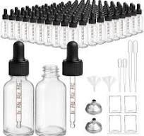 Amazon.com: Bumobum 99 Pack, 1 oz Glass Dropper Bottle for ...