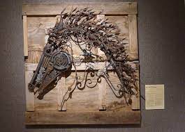 Metal Wall Art Inventive Recycle Upcycle Wall Art Metal Horse Sculptures Scrap Metal Art Metal Art