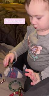 Miss Abigail 💕🍎🍏#nanasgirl#bracelets#fyp