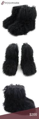 A western sydney sheepskin boot maker, fighting to use the term ugg when selling boots outside of the legal dispute between australian leather and deckers started in 2016. Ugg Fluff Momma Mongolian Black Sheepskin Boots Sheepskin Boots Uggs Rock N Roll Style
