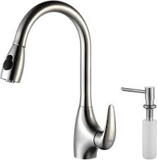 single lever pull out kitchen faucet