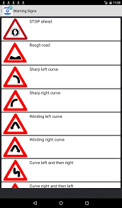 Warning signs are usually yellow with black markings. Israel Road And Traffic Signs For Android Apk Download