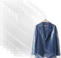 clear plastic garment bags
